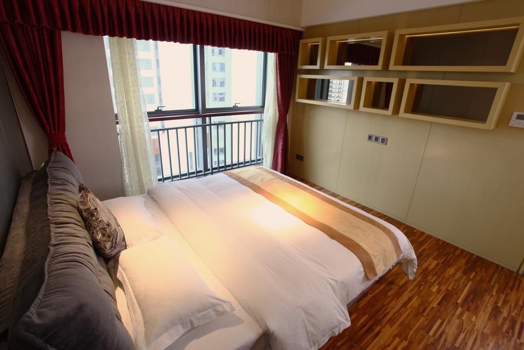 Heefun Apartment Hotel Guangzhou - Poly D Plaza Branch Habitación foto