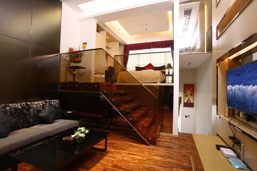 Heefun Apartment Hotel Guangzhou - Poly D Plaza Branch Habitación foto