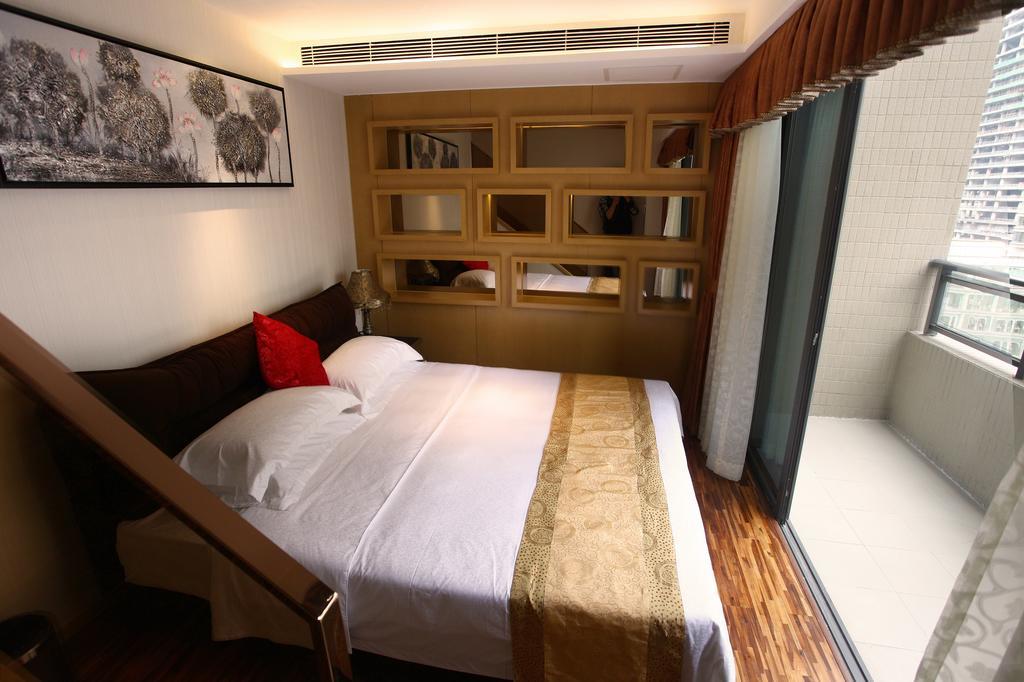 Heefun Apartment Hotel Guangzhou - Poly D Plaza Branch Habitación foto
