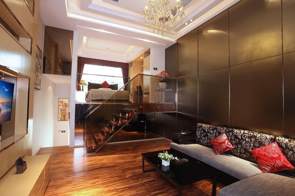 Heefun Apartment Hotel Guangzhou - Poly D Plaza Branch Habitación foto