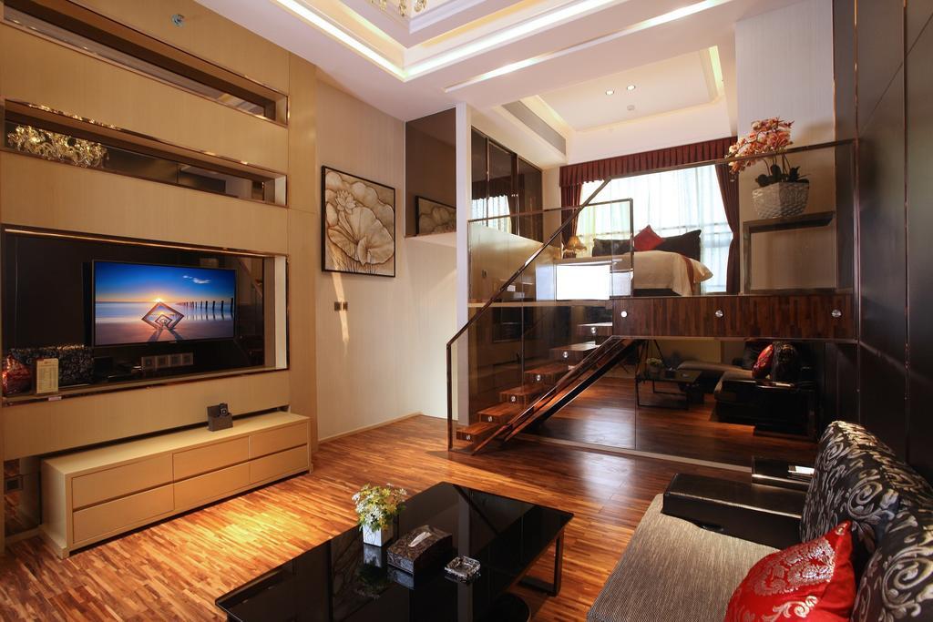 Heefun Apartment Hotel Guangzhou - Poly D Plaza Branch Habitación foto