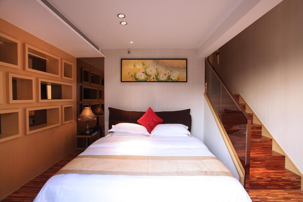 Heefun Apartment Hotel Guangzhou - Poly D Plaza Branch Habitación foto